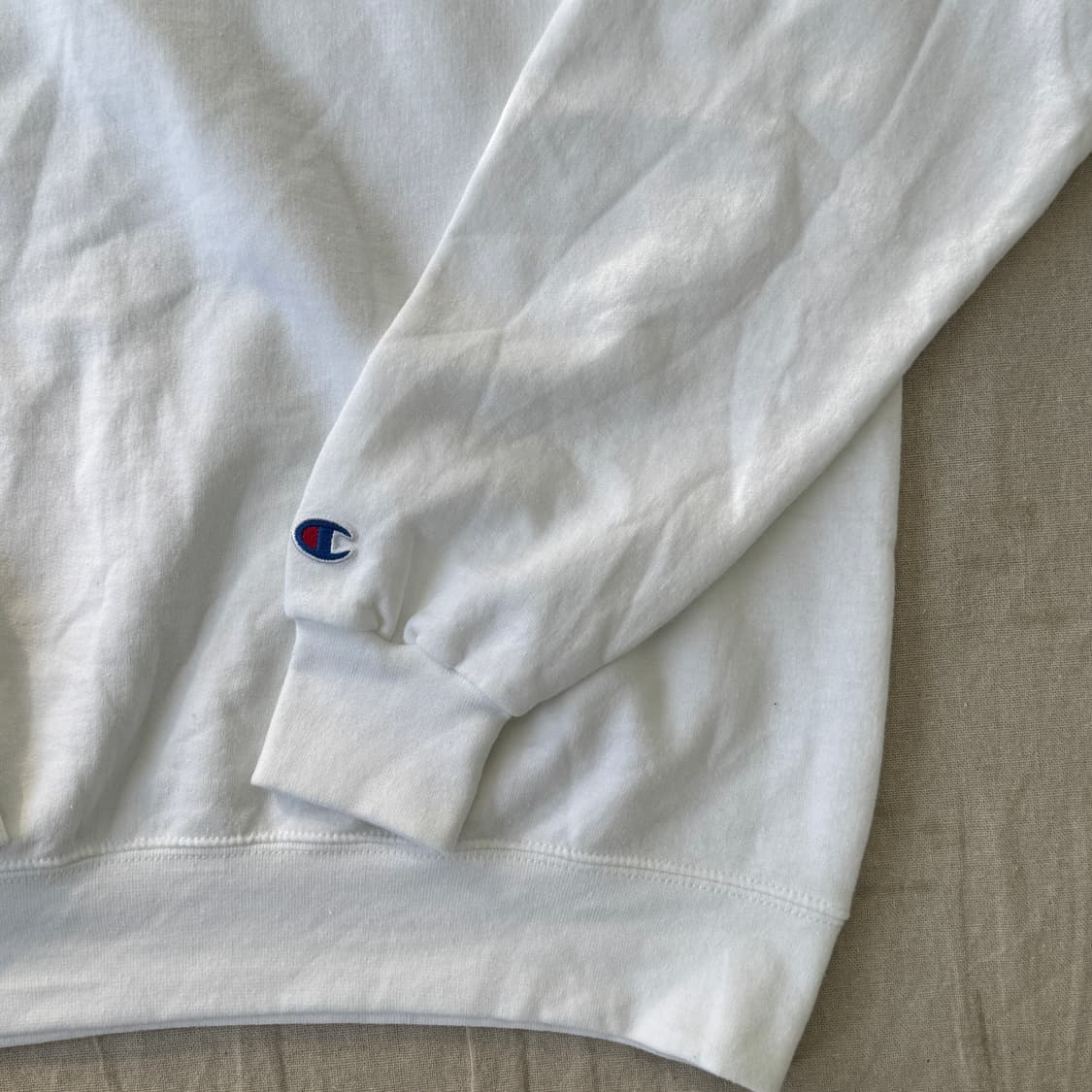 챔피온 브룩클린 화이트 기모 맨투맨 L 상품이미지3