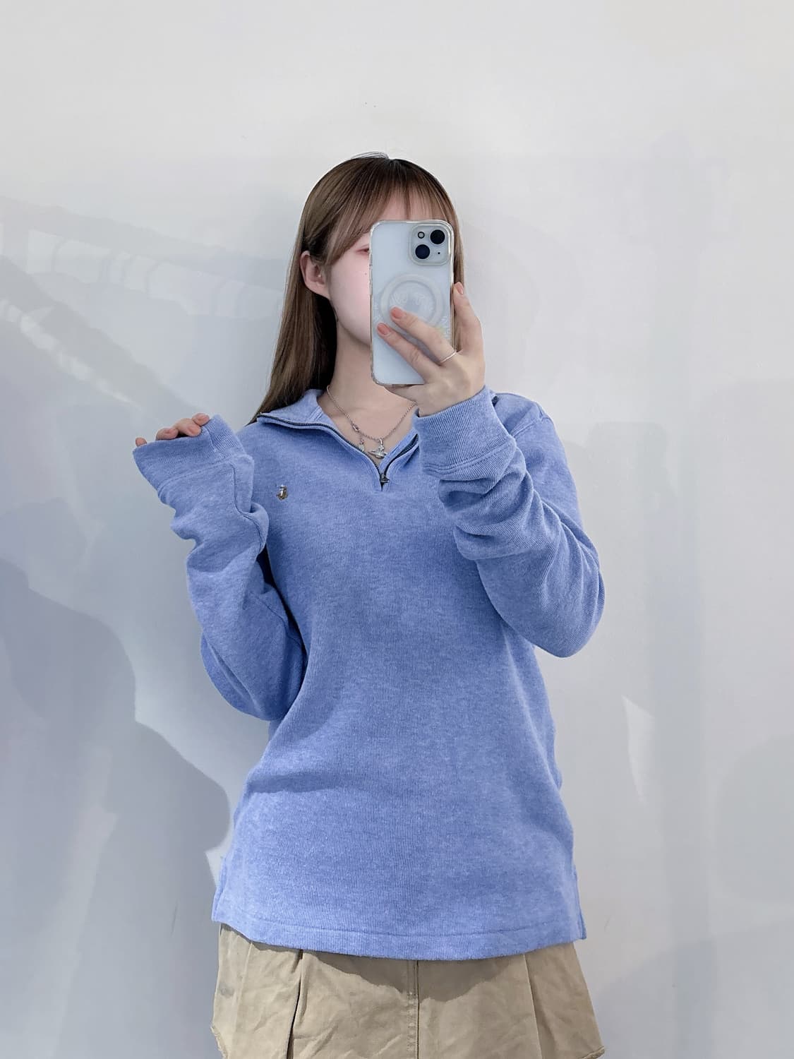 폴로랄프로렌 qr 멀티포니 반집업 니트 상품이미지2