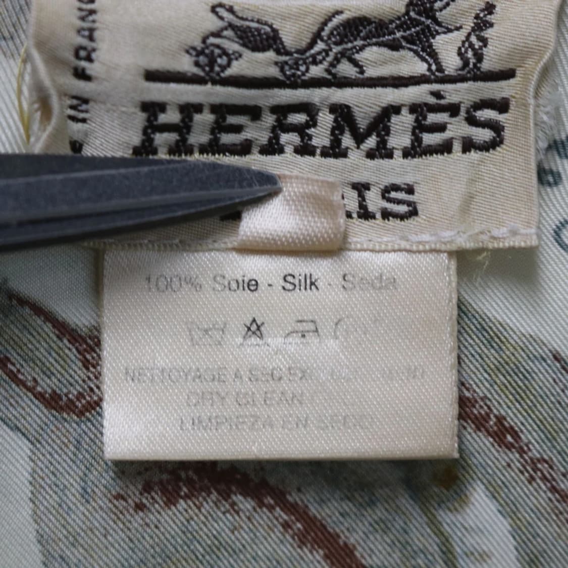 80-90'S 에르메스 실크 셔츠 자켓 65258 상품이미지9