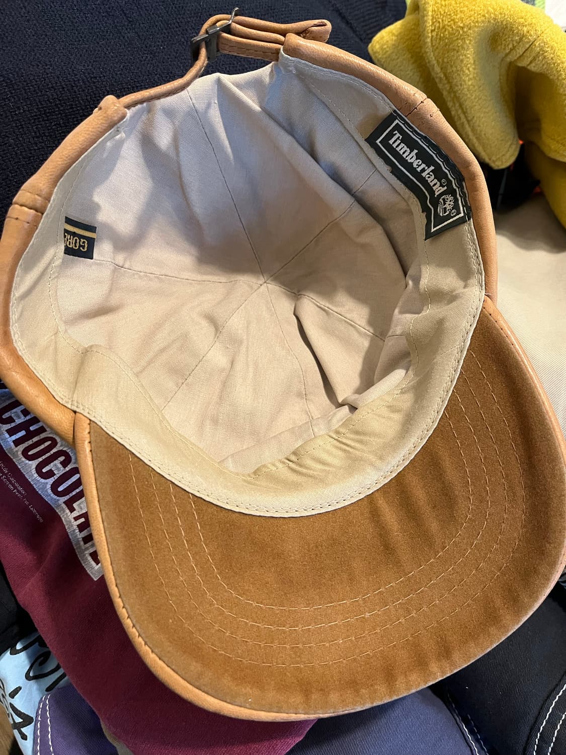 빈티지 90s 팀버랜드 레더 6-panel 상품이미지3