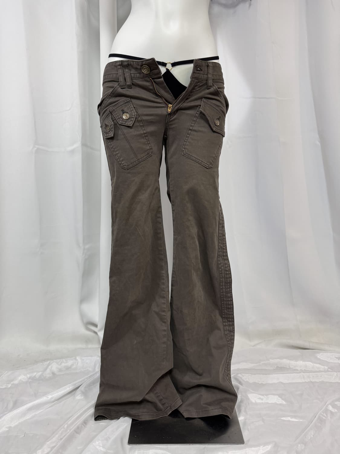 brown detail pants 상품이미지1