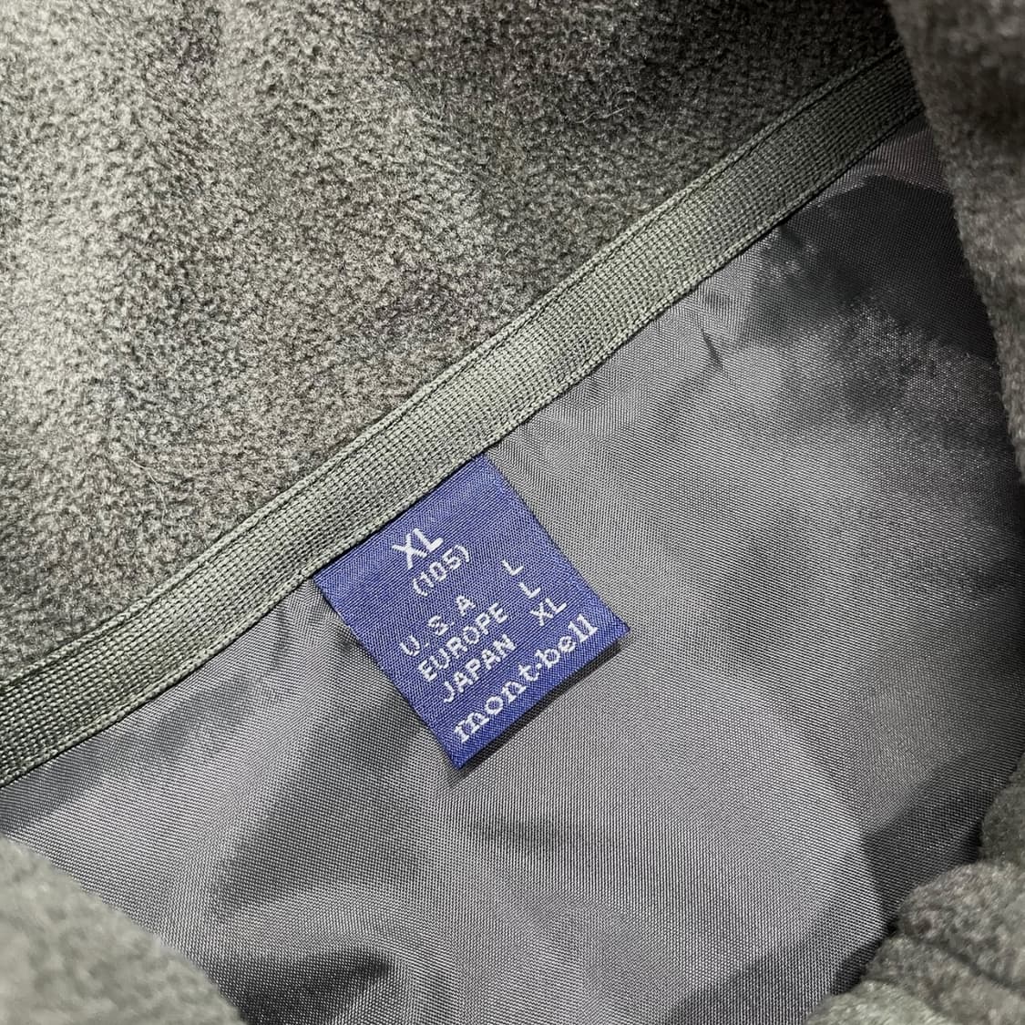 몽벨 카키 플리스 집업 상품이미지4