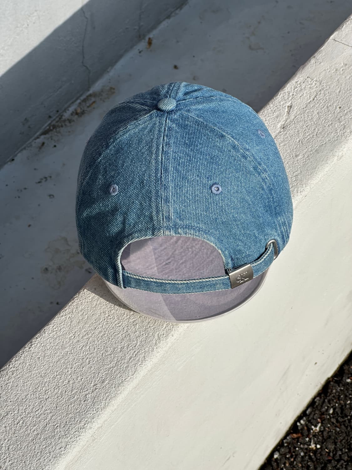[M-L] 캘빈클라인 로고 데님 볼캡 모자 상품이미지4