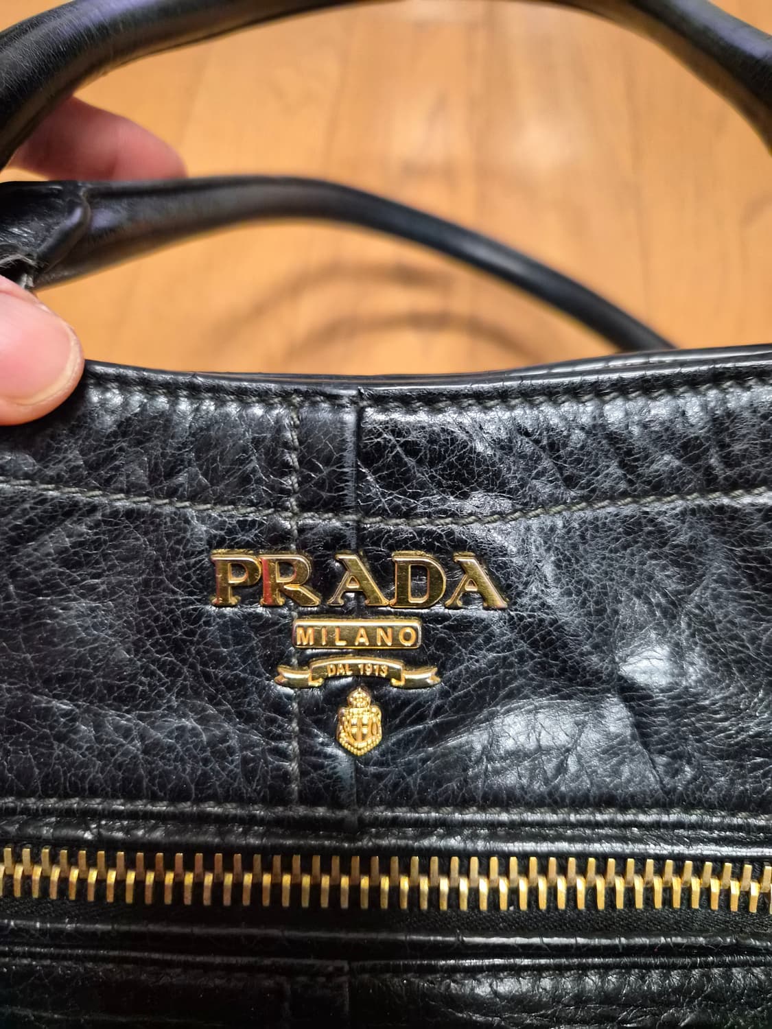 (정품) 프라다 비텔로 샤인 가죽 숄더백 (명품 가방 토트백) 상품이미지2