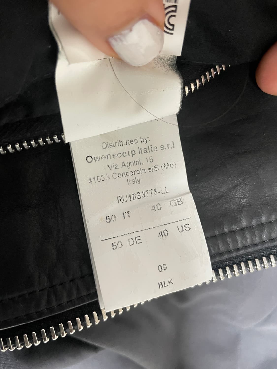 릭오웬스 레더자켓 / 사이즈 50 상품이미지8