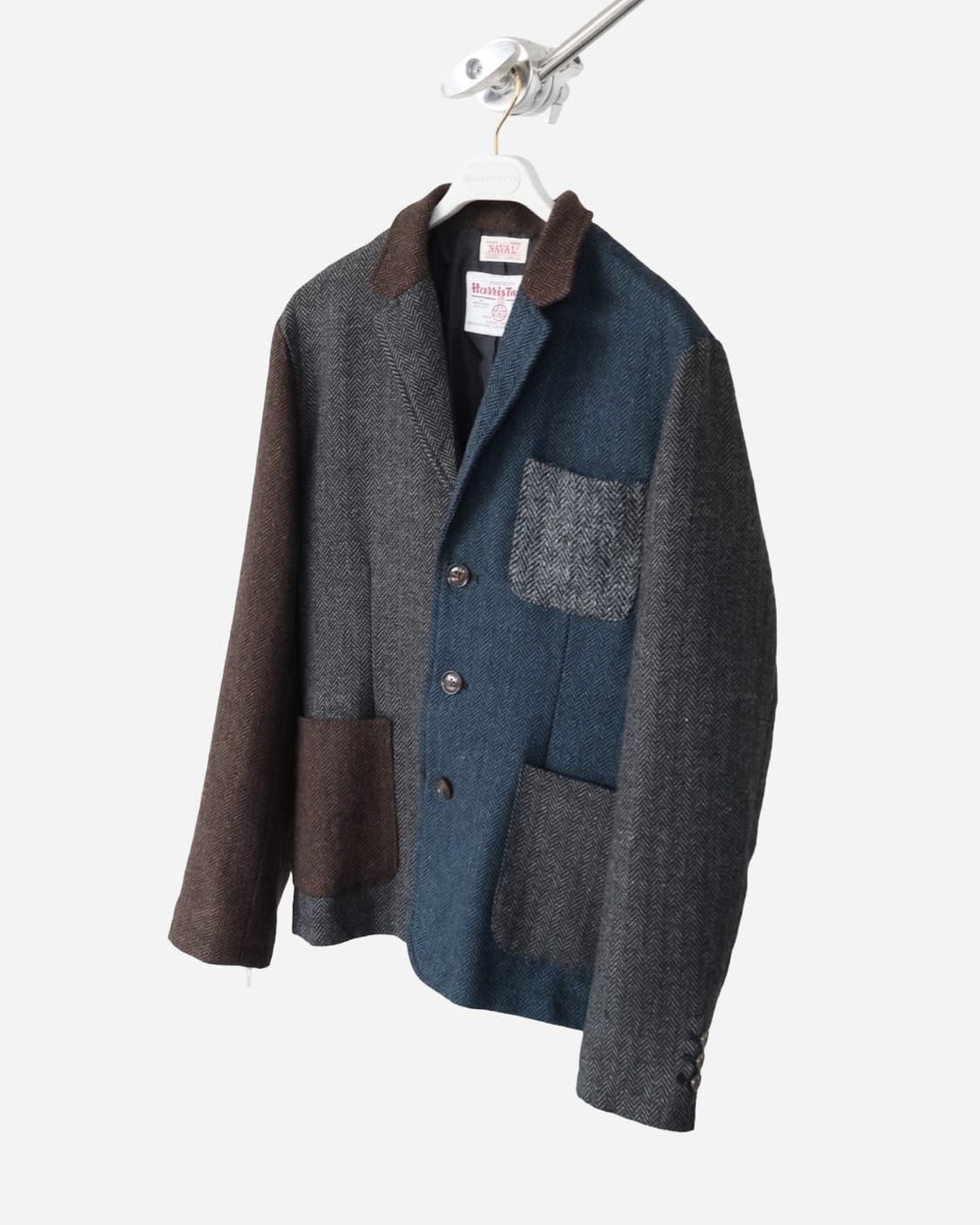 Naval Harris Tweed Patchwork Jacket 상품이미지5