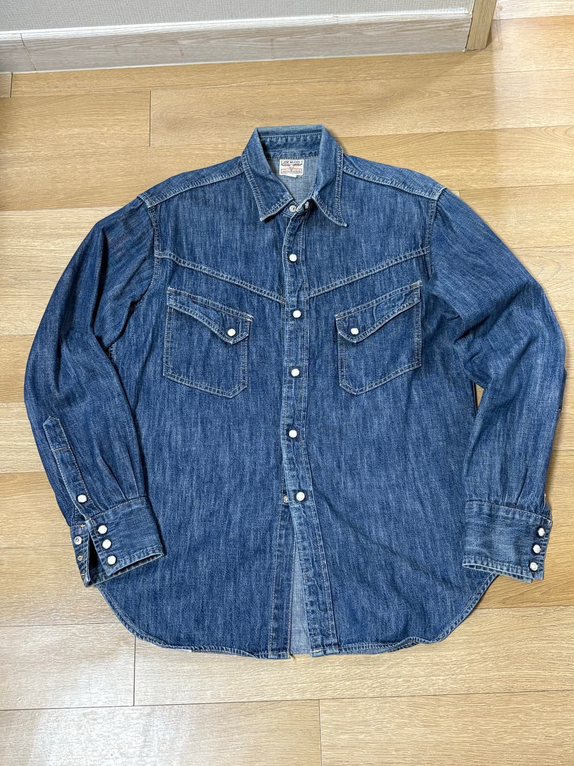 (M)리얼맥코이 조맥코이 데님 웨스턴셔츠 상품이미지1