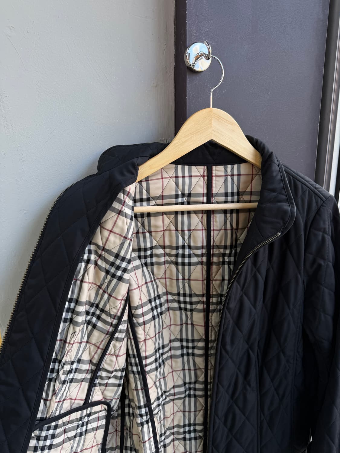 55/ 버버리 퀄티드 노바체크 패딩 자켓 상품이미지6