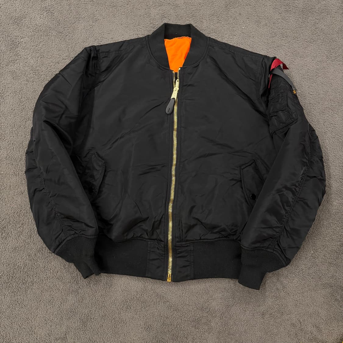 [ 정품/L ] 알파인더스트리 플라이트 ma-1 리버시블 항공점퍼 상품이미지4