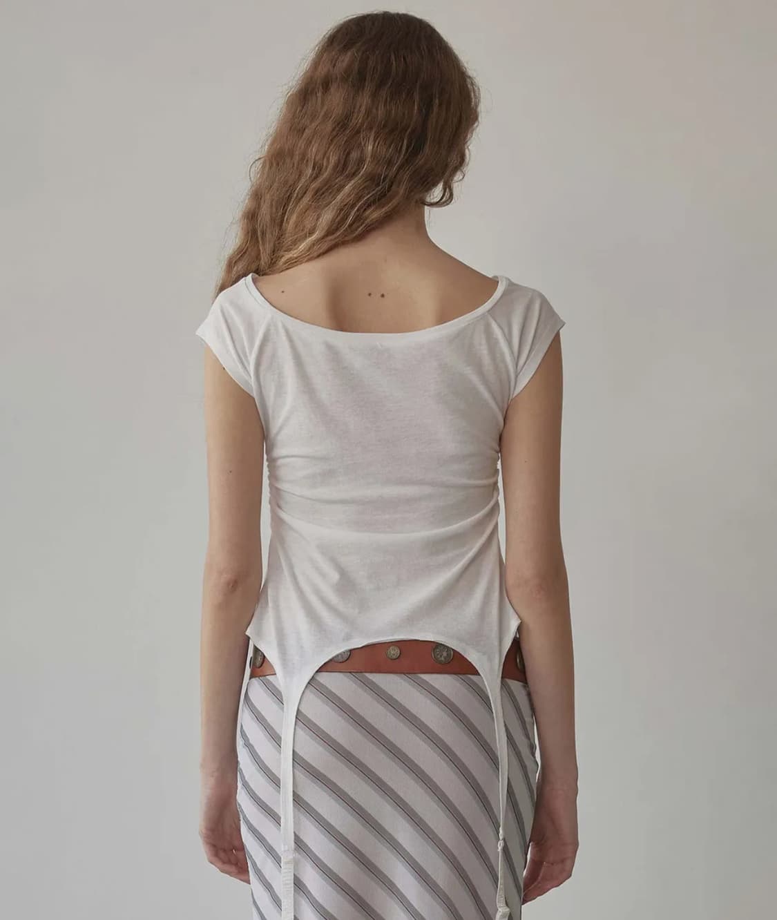 Garter Belt Tee White 상품이미지2