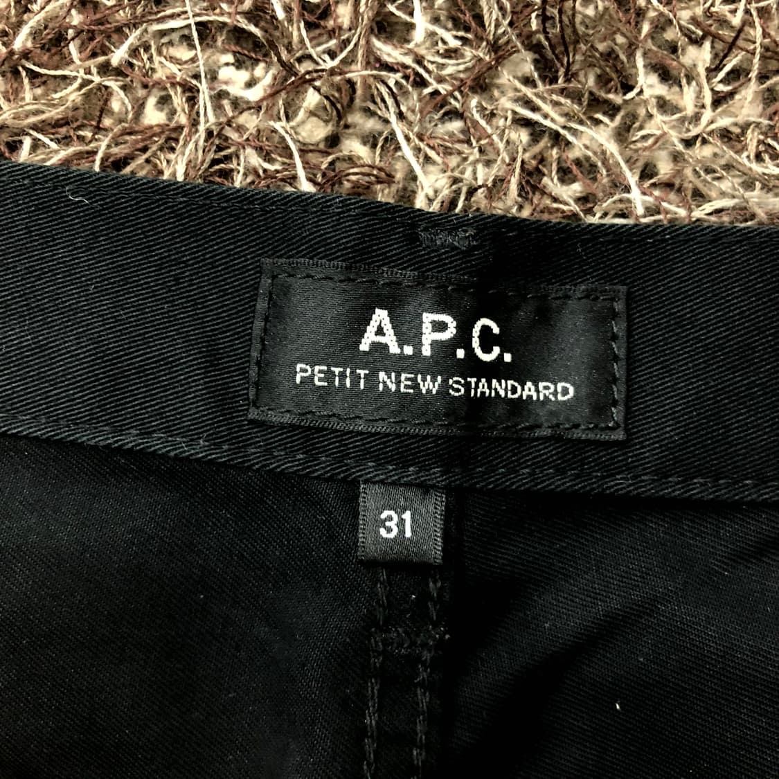  31 APC 아페쎄 블랙 면바지 코튼 팬츠 상품이미지5