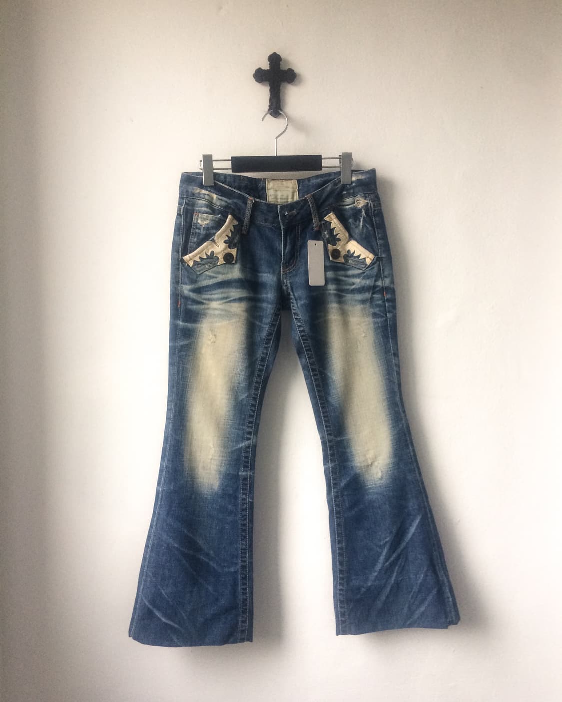 Tribal patch point denim pants 상품이미지2