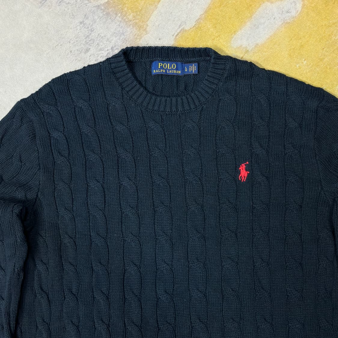 폴로랄프로렌 꽈배기 케이블니트 L 상품이미지2