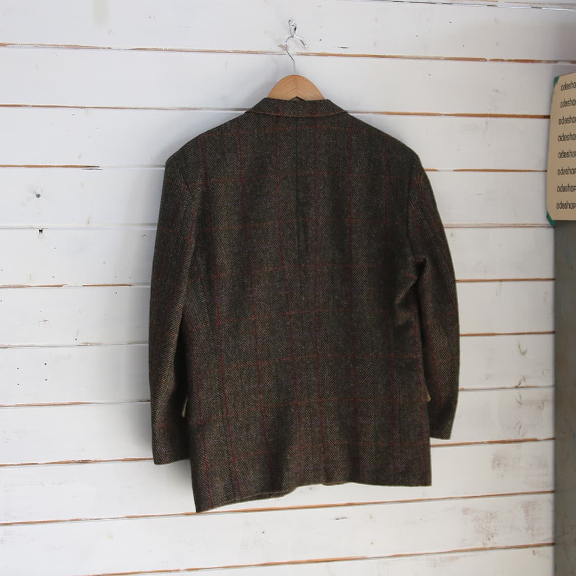 (착용컷) SALAZAR 울 체크 블레이져 (남성용 98) 상품이미지2