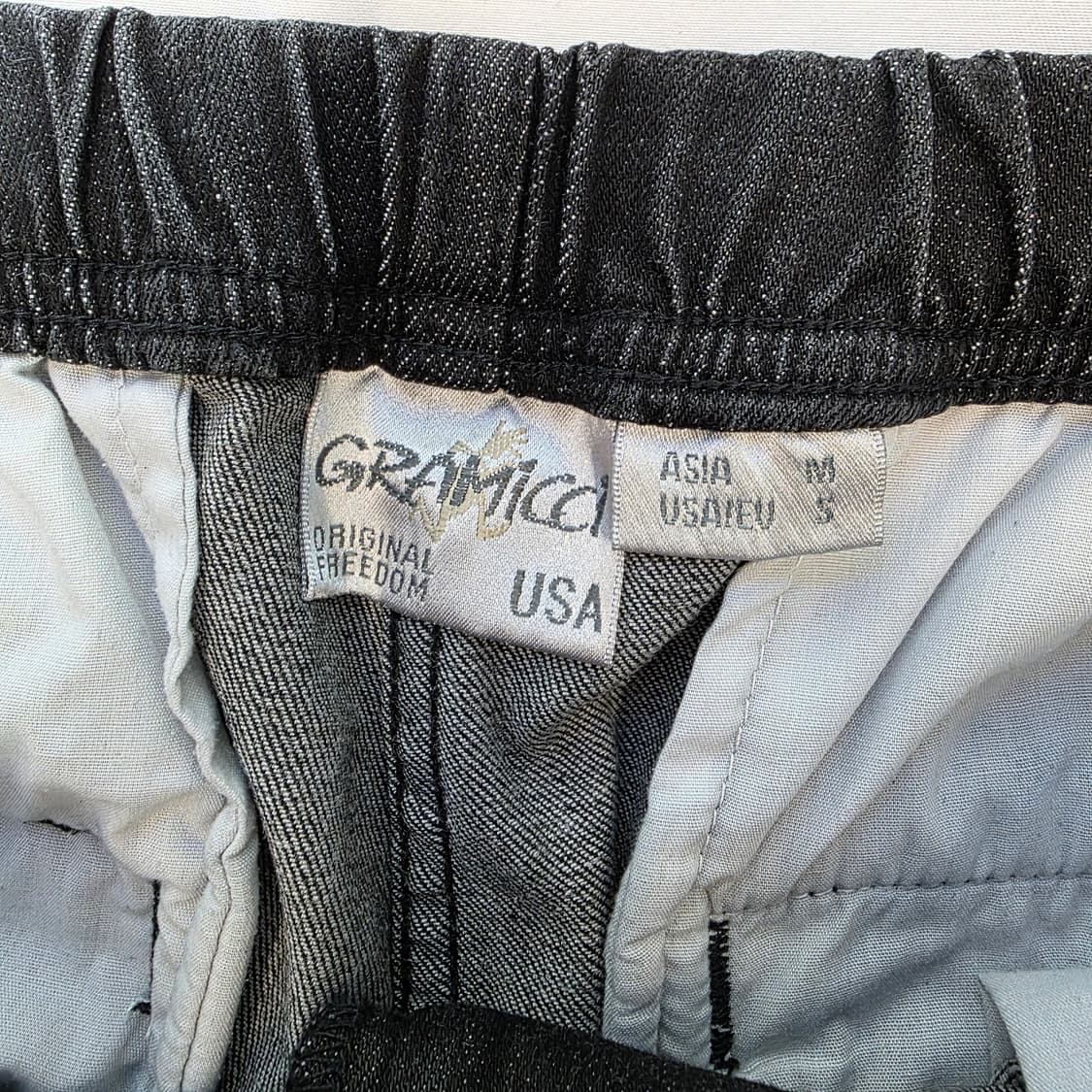 [M]그라미치 블랙 데님 팬츠 상품이미지4