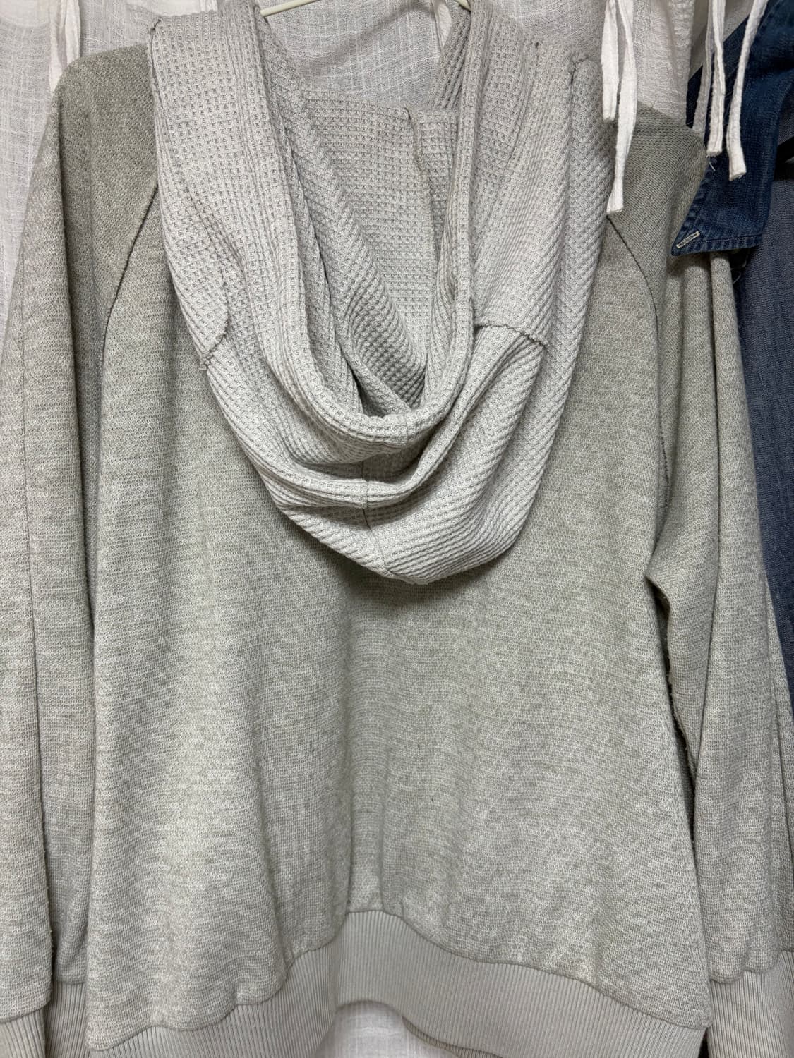 코이세이오 이어머프 후드집업 그레이 상품이미지2