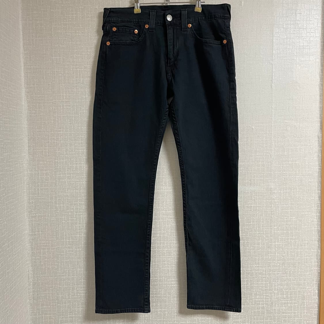 리바이스 505 빅E 블랙 데님 팬츠 / W32,L32 상품이미지1