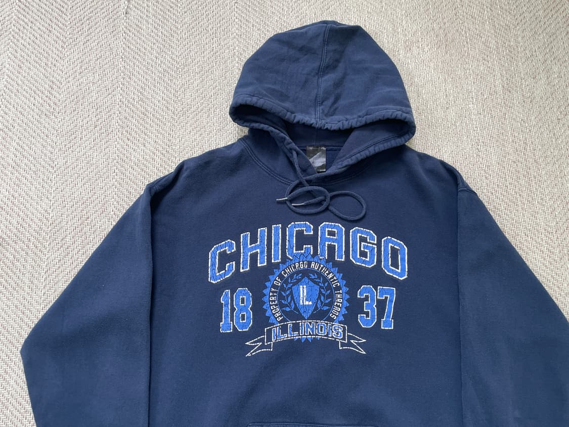 빈티지 Chicago 1837 후드 스웻  상품이미지4