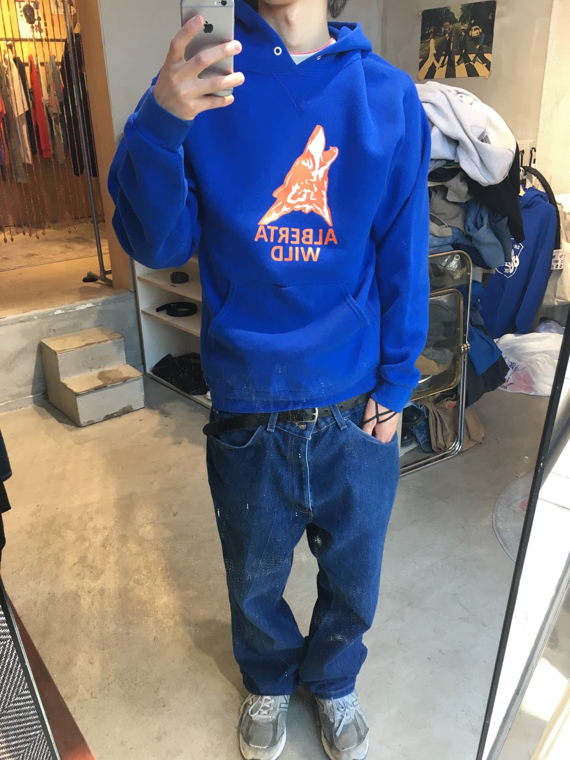 00s 러셀 스웻 후드 정핏 상품이미지1