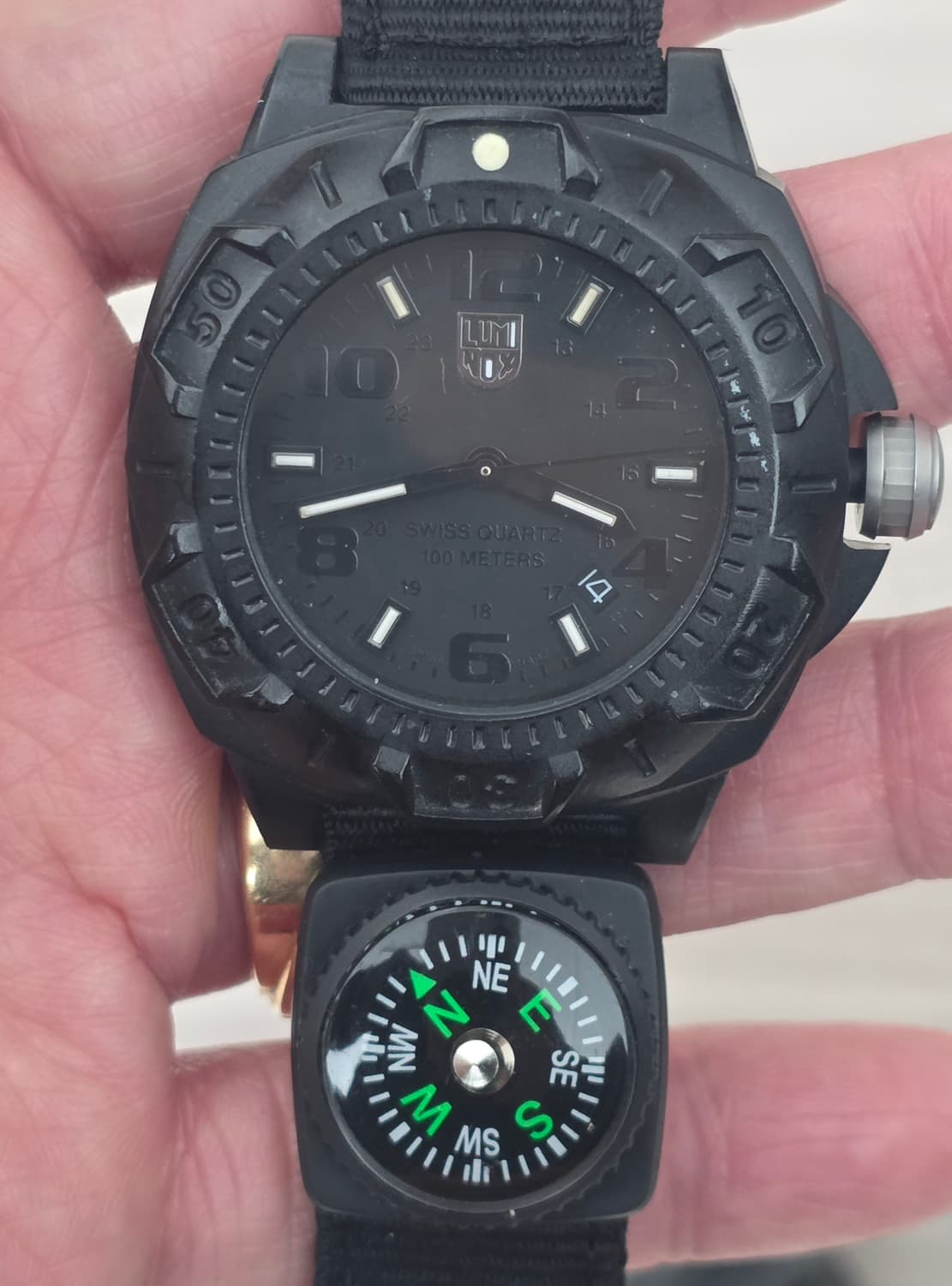 루미녹스 (LUMINOX) 블랙아웃 XL 0201.BO 스위스 쿼츠시계 상품이미지3