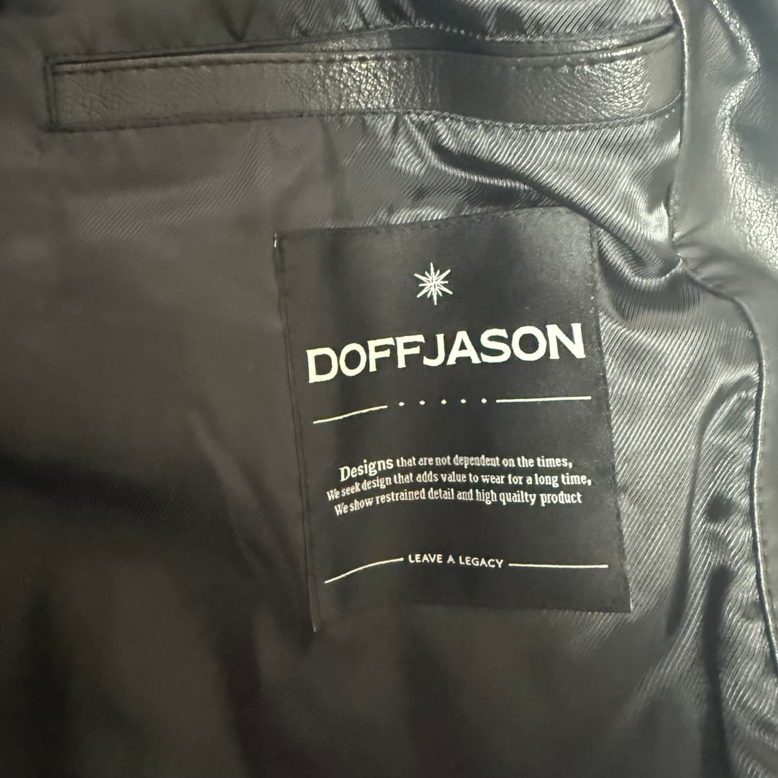 도프제이슨 차이나 레더자켓 상품이미지4