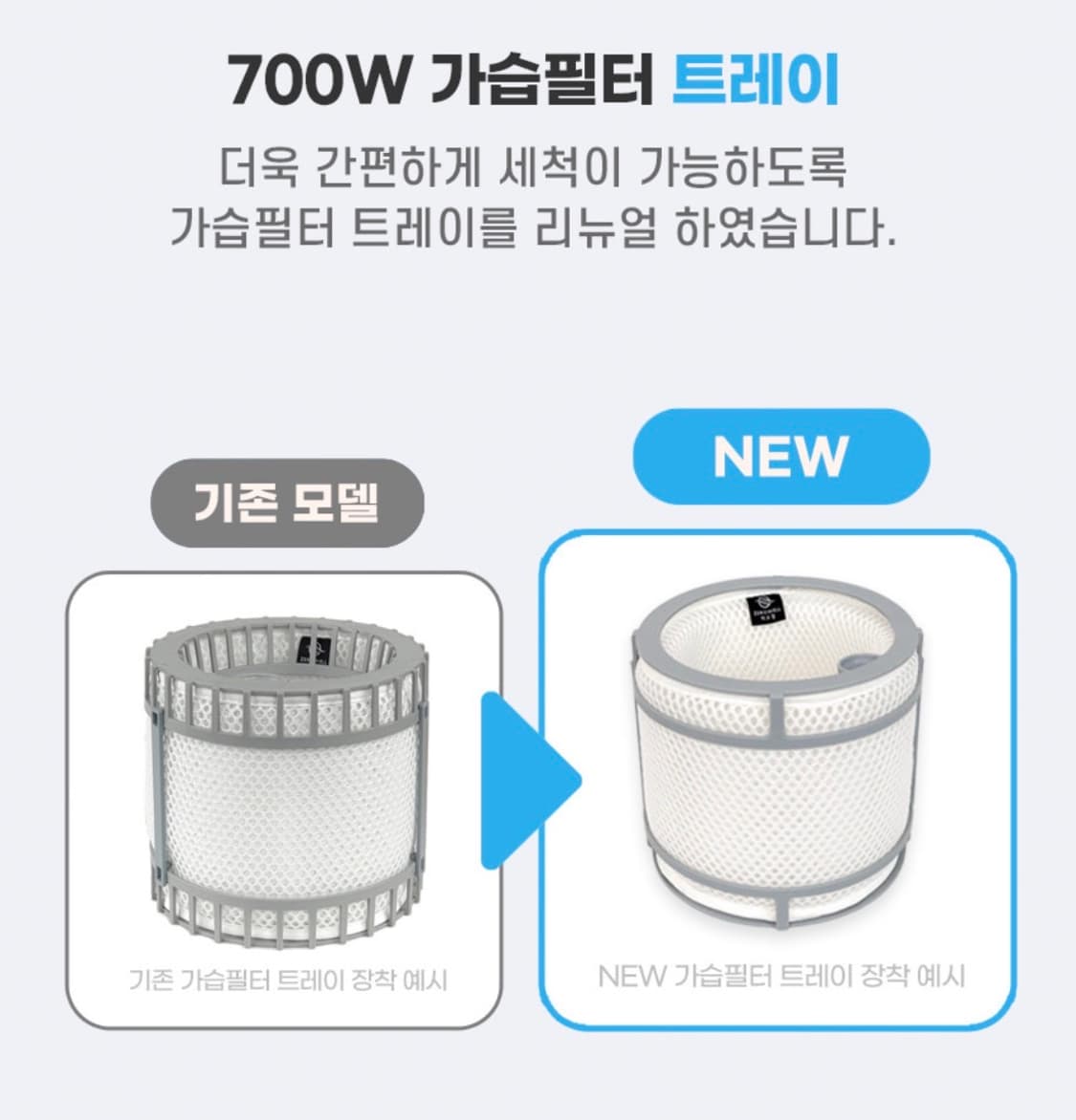 제로웰 자연 기화식 가습기 공기청정기 겸용 ZWAH-700W 화이트 상품이미지3