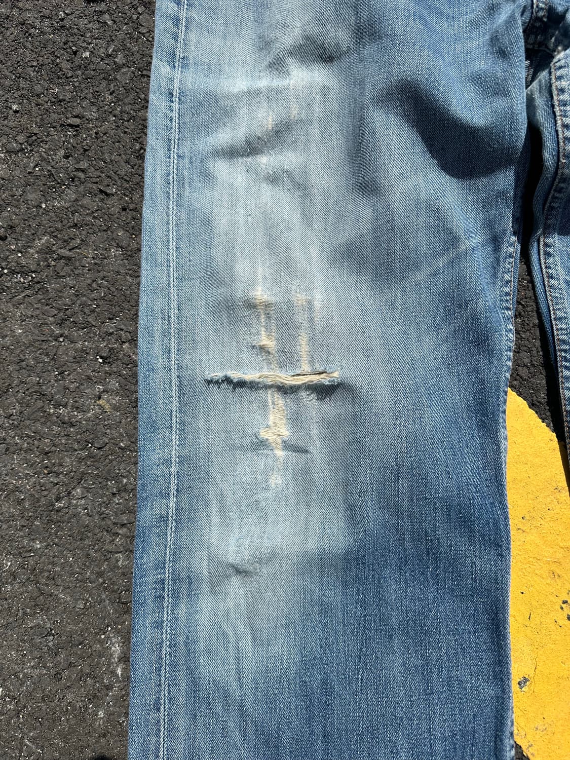 00‘s Levi’s 503 washed distressed denim  상품이미지6