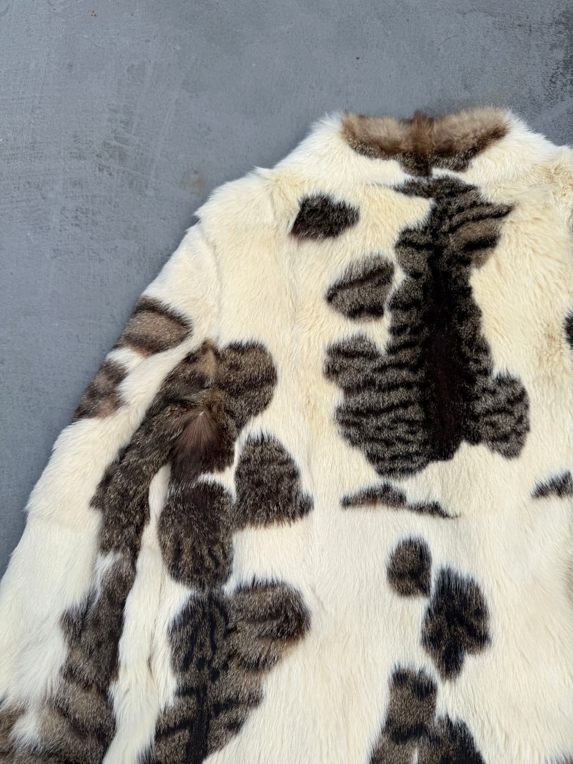 VTG 송치무늬 퍼 자켓 상품이미지5