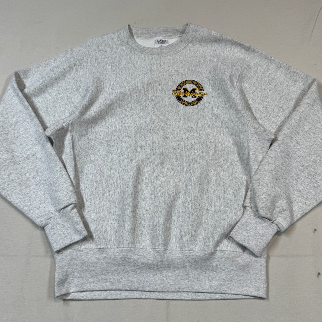 L) 90s USA SANTEE 헤비웨이트 리버스위브 맨투맨 상품이미지2