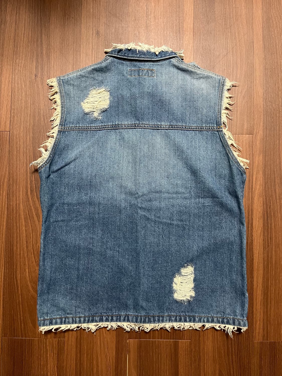 SLY 빈티지 데님 베스트 상품이미지5