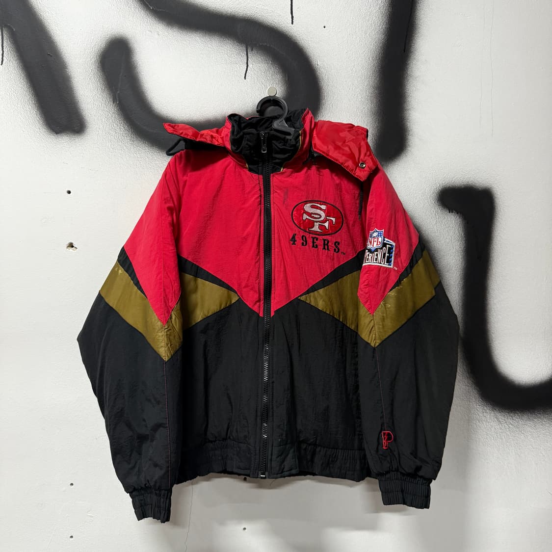 90s NFL 샌프란시스코 49ers 올드스쿨 봄버 자켓 상품이미지2