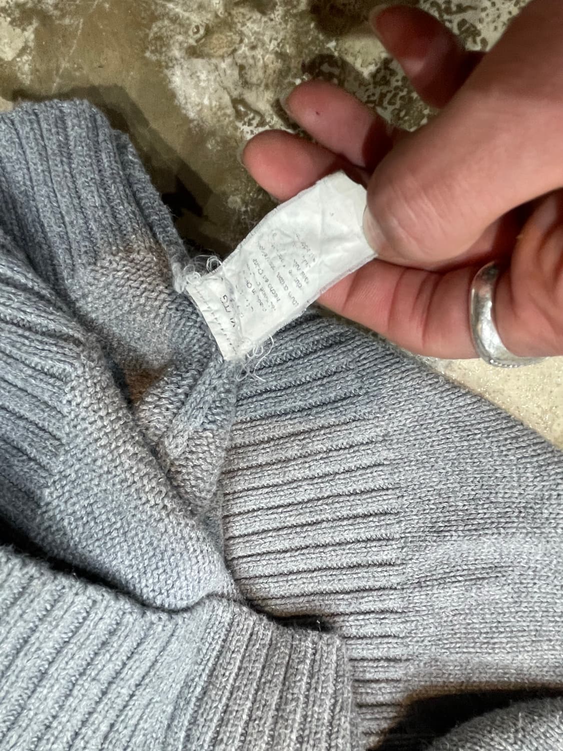 폴로챕스 클래식 그레이 니트  상품이미지5