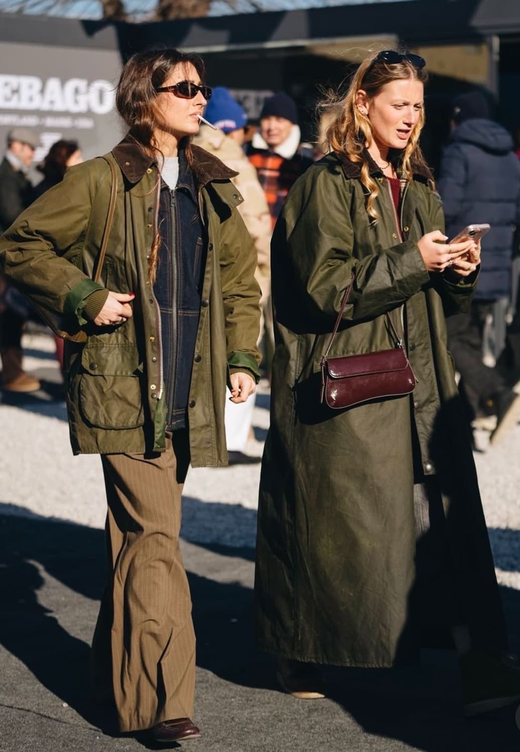 바버 클래식 뷰포트 왁스 자켓 ‘세이지’ 상품이미지2