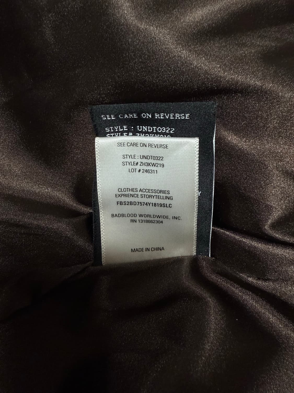 badblood 자켓 상품이미지7