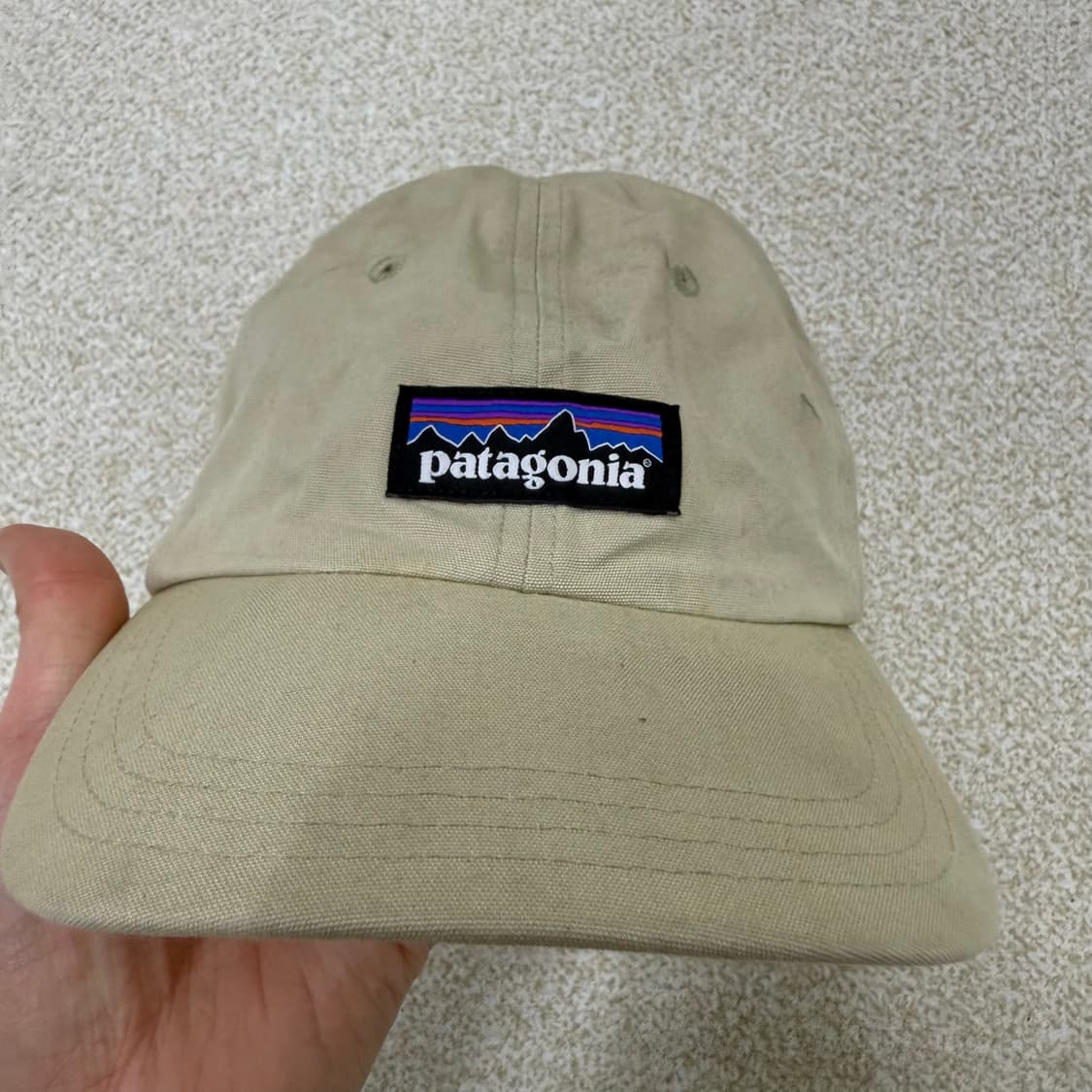 [F] 파타고니아 베이지 볼캡 0105T1 상품이미지1