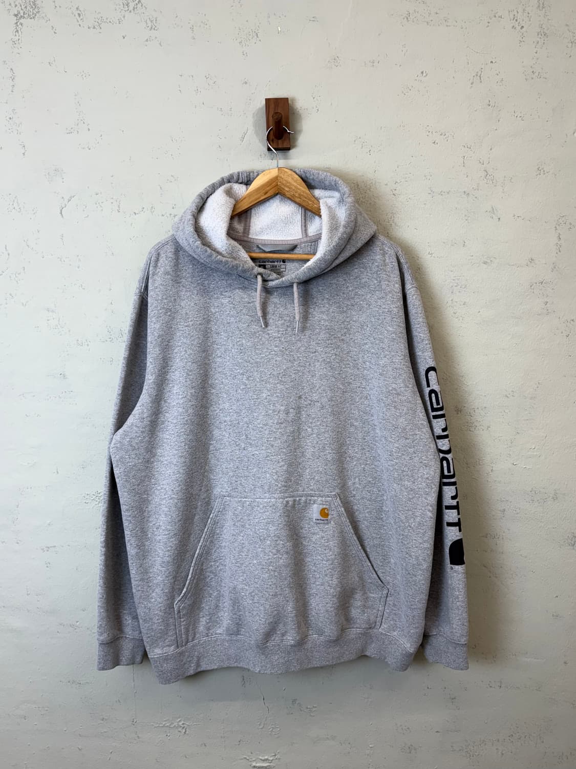 칼하트윕 암프린팅 라이트 그레이 후드티 상품이미지1