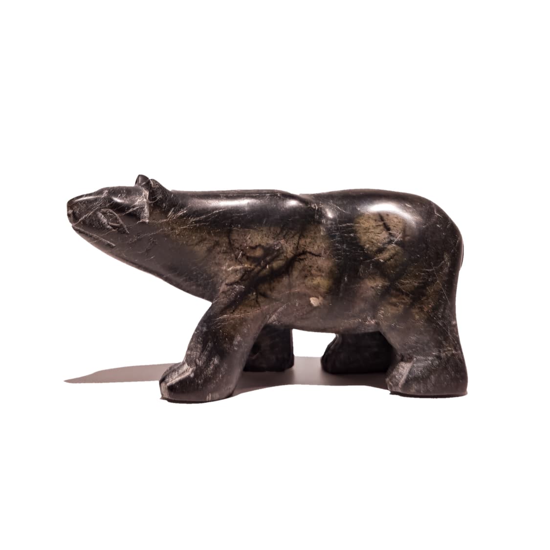Inuit Hand-carved Soapstone Polar Bear 상품이미지1