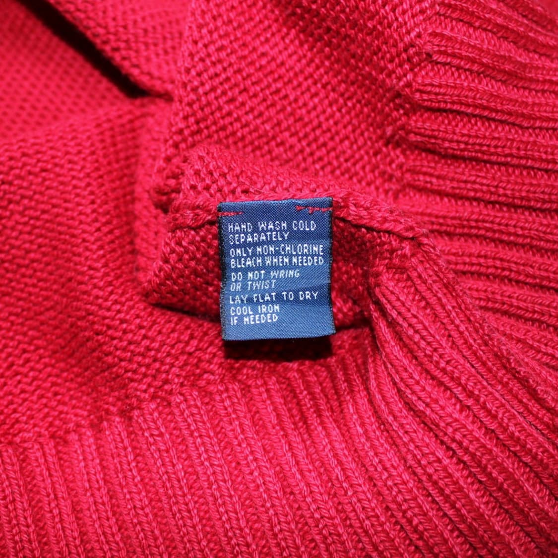 Polo 폴로 랄프로렌 레드 라운드 니트  상품이미지4