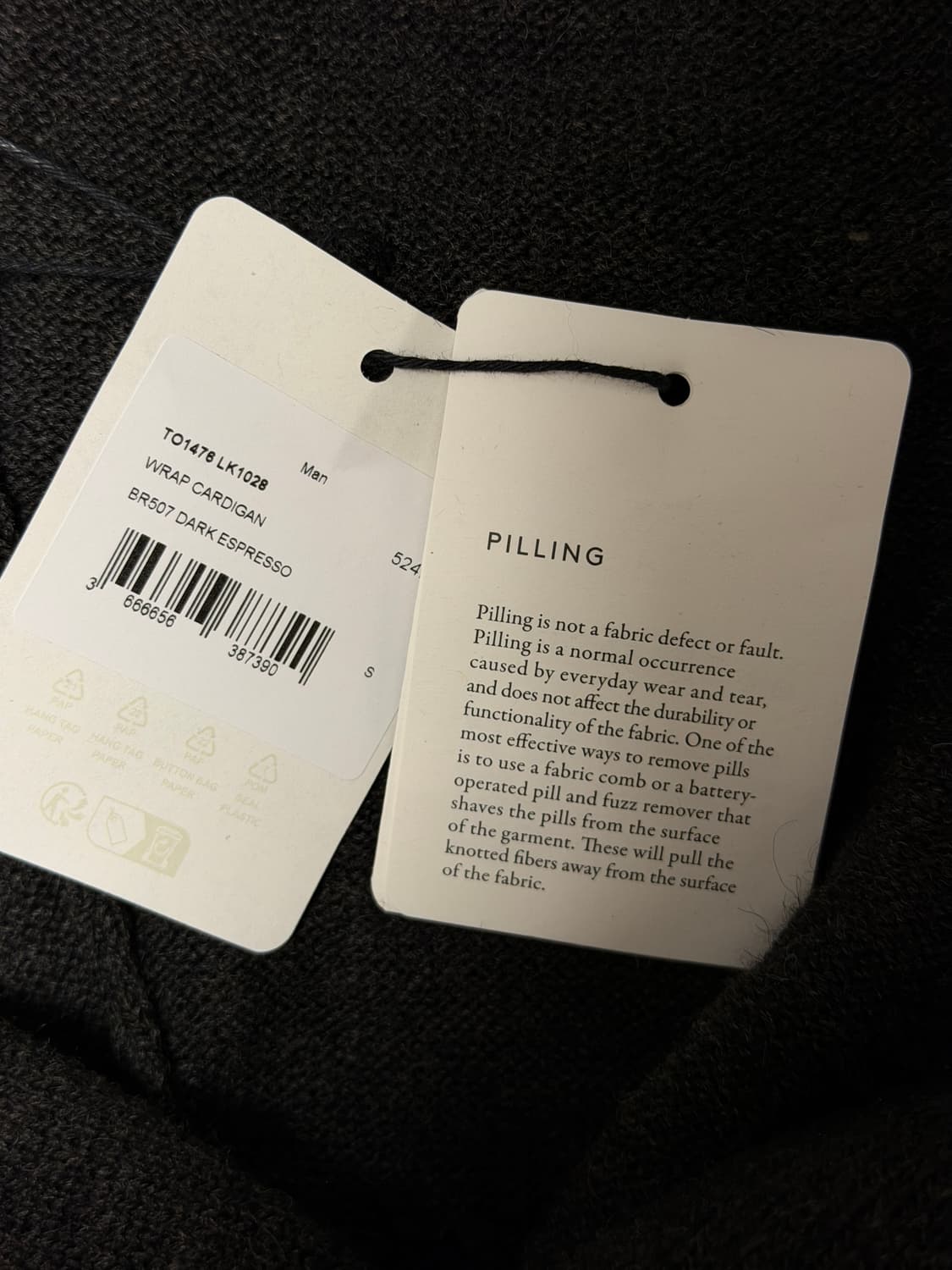 [S]르메르 25fw 랩 가디건 상품이미지7