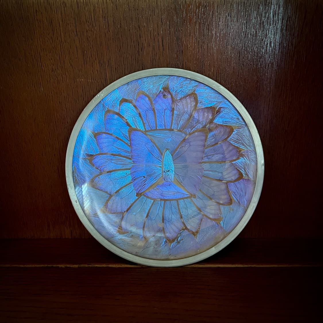 [mexican vintage] 빈티지 멕시코 모르포나비 주석 액자 접시 상품이미지1