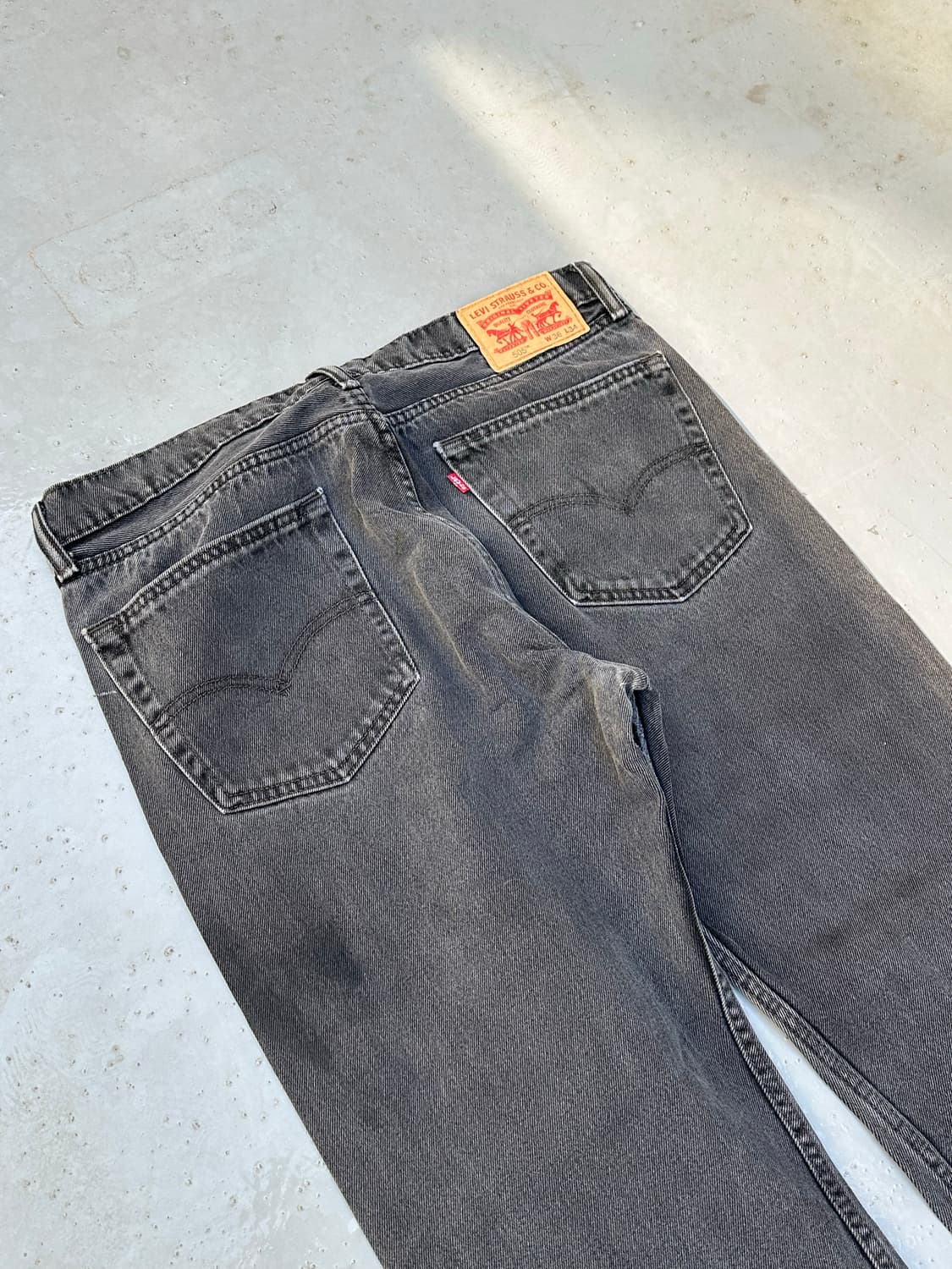 [리바이스] •Levi's 505 Black Denim 상품이미지6