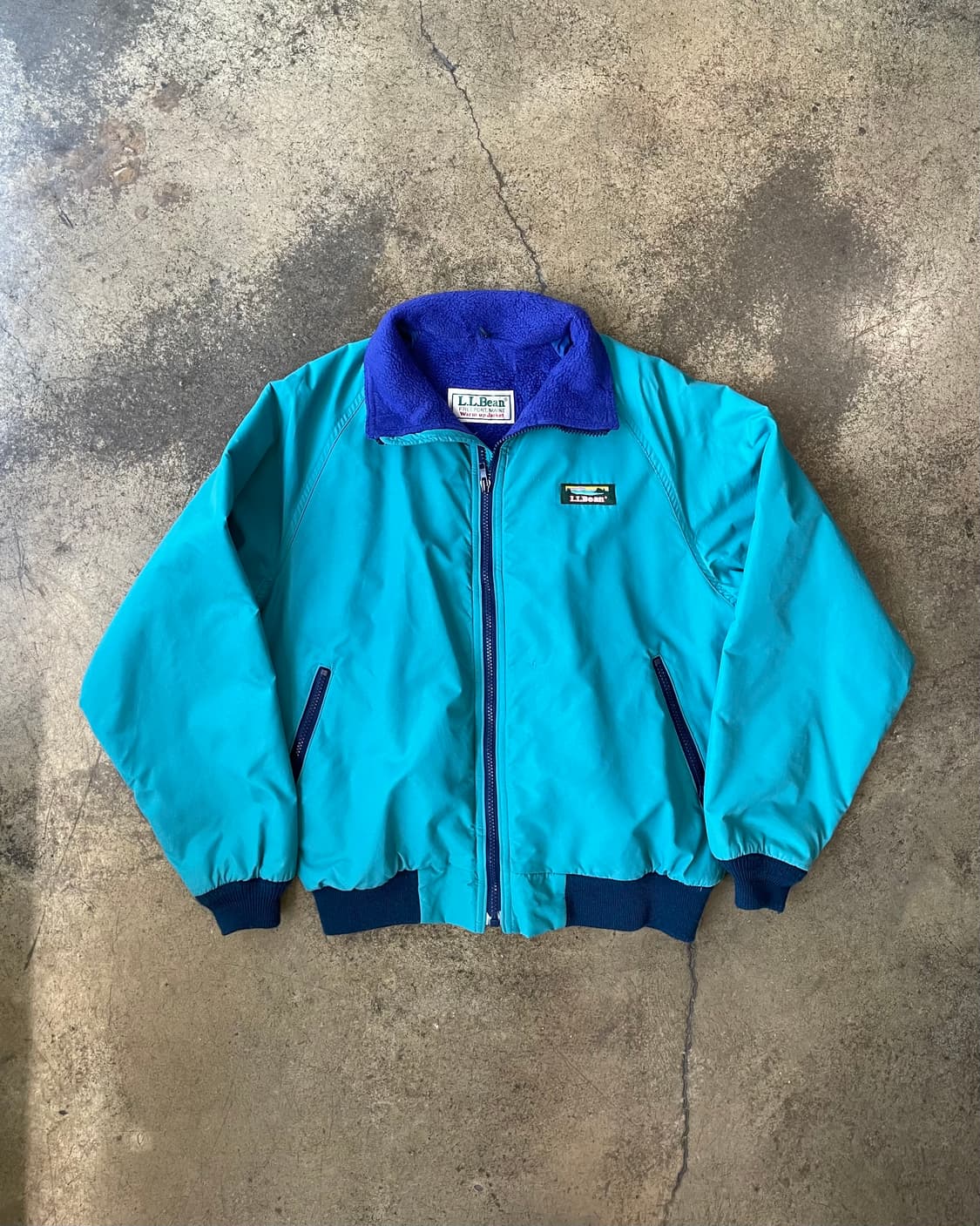 80‘s L.L. Bean Warm up Jacket 엘엘빈 웜업 자켓 상품이미지8