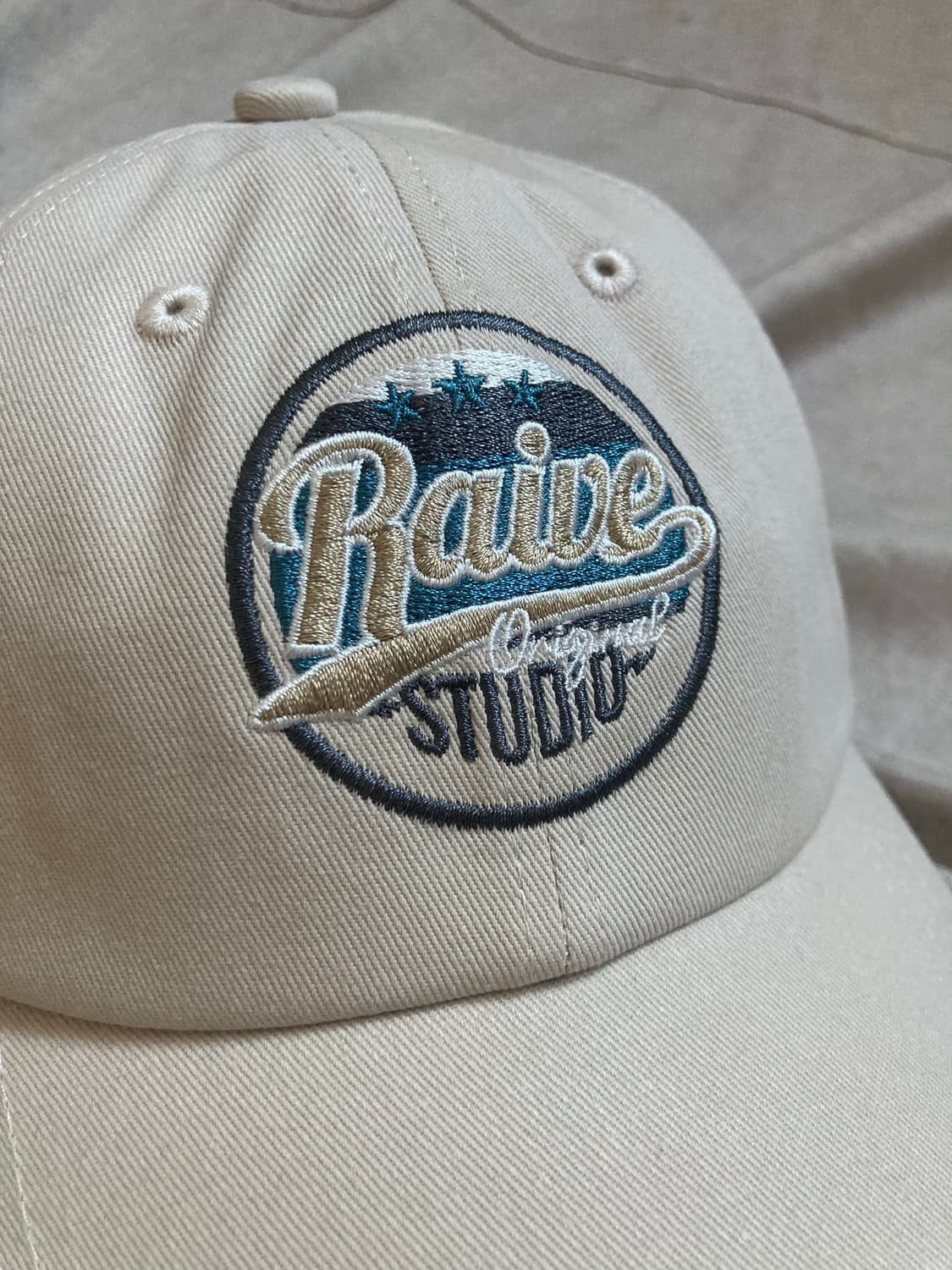 레이브 워싱 코튼 볼캡 베이지 상품이미지4