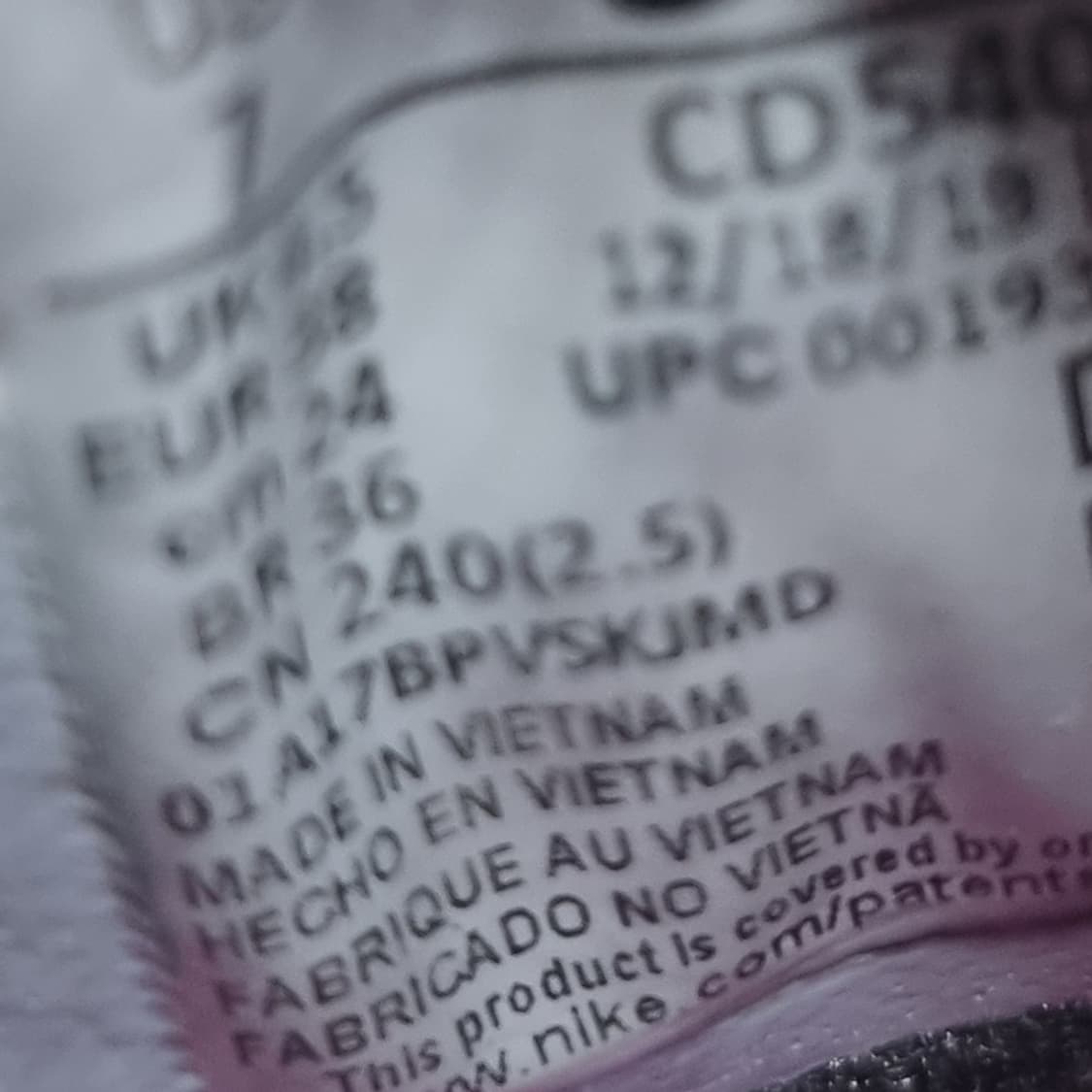 나이키 아믹사10 운동화240 상품이미지6