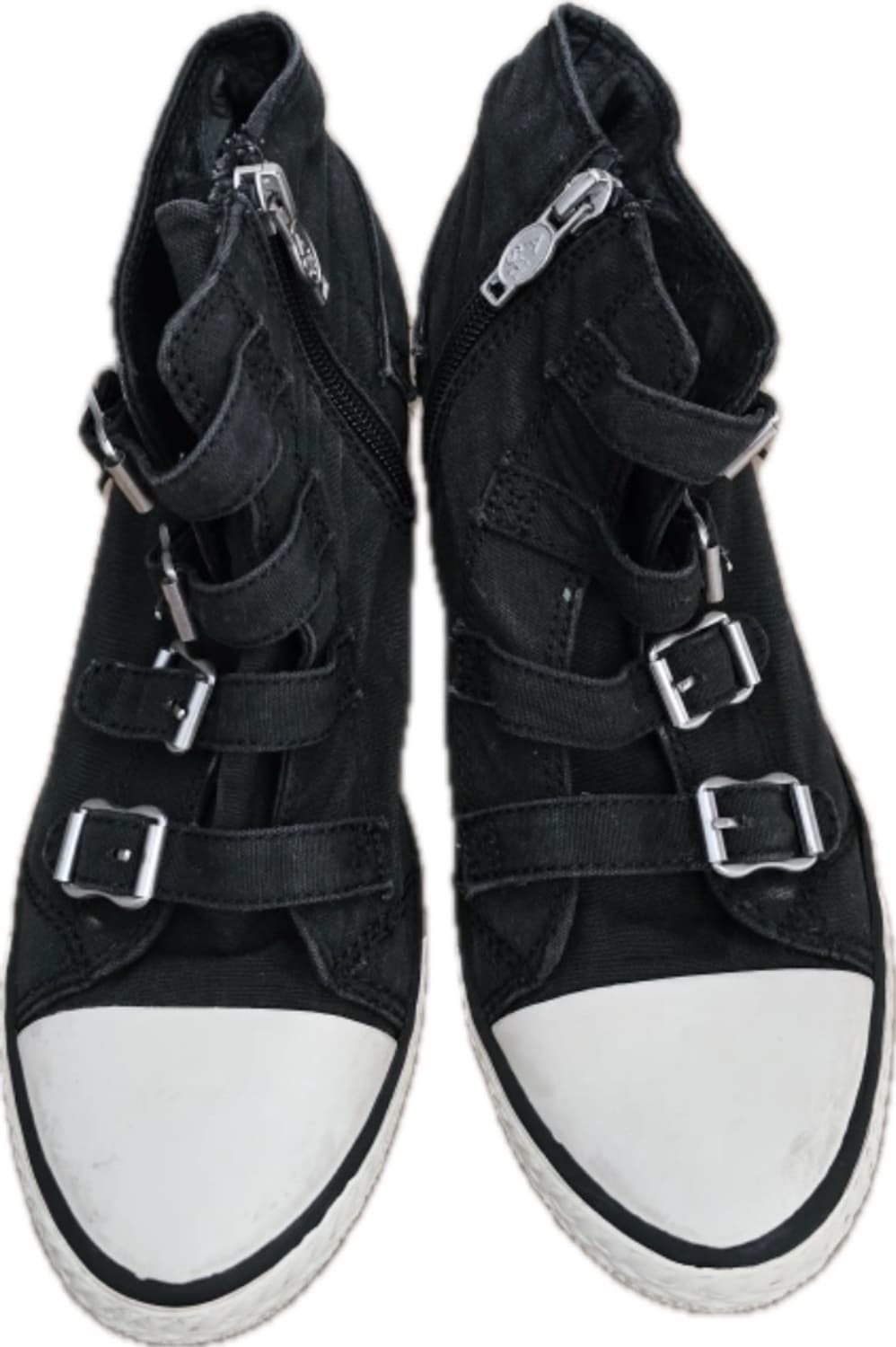 아쉬 스니커즈 웨지힐 블랙 36 37 상품이미지3