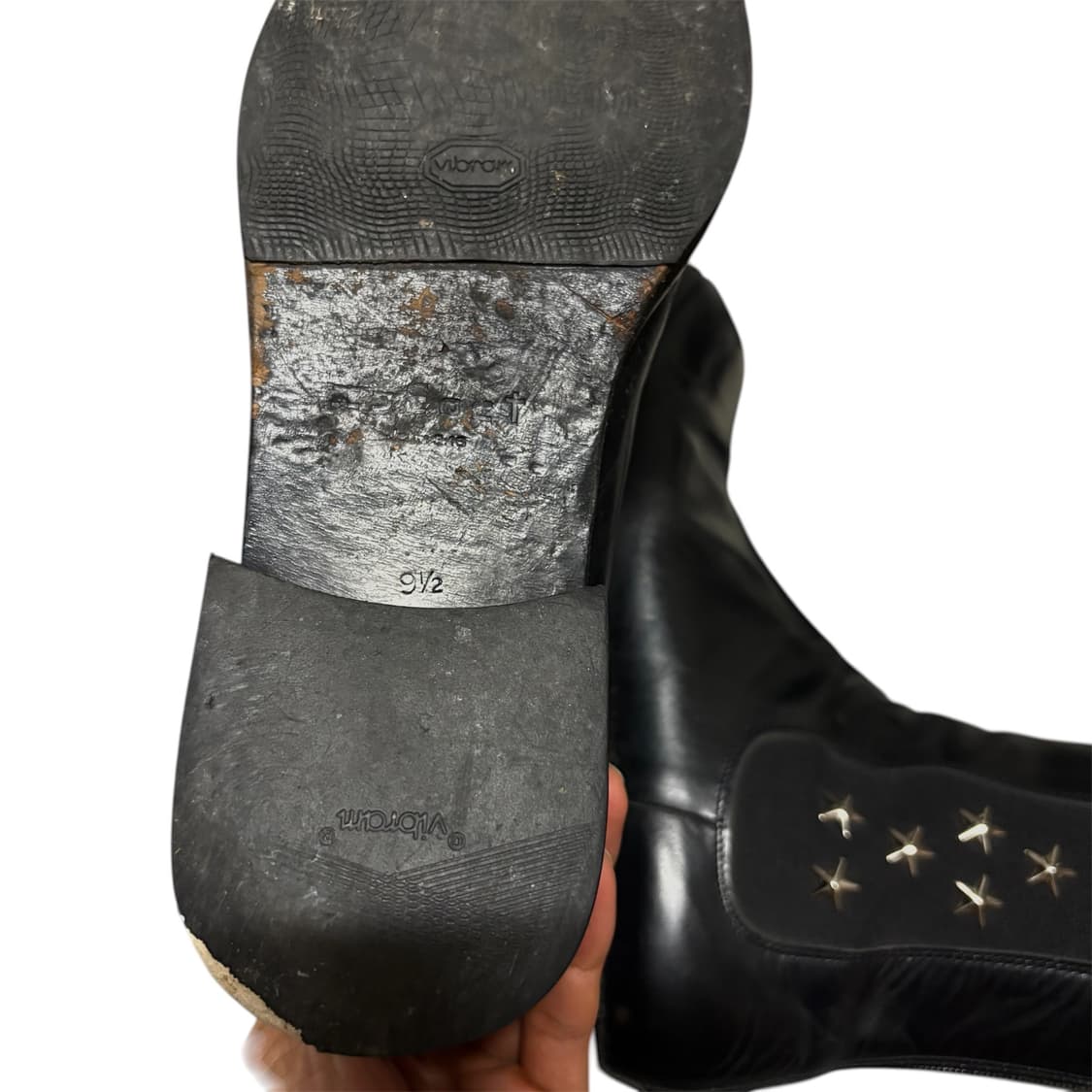 후망 스터드 커스텀 블랙 첼시부츠 270-275 웨스턴부츠 상품이미지8