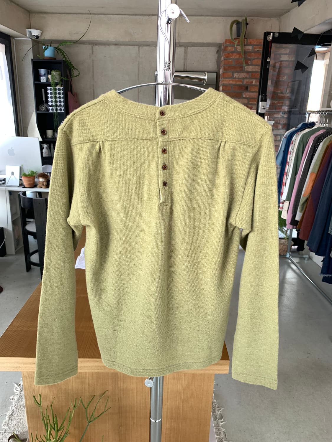 Kapital 캐피탈 브이넥 헨리 롱 슬리브 상품이미지2