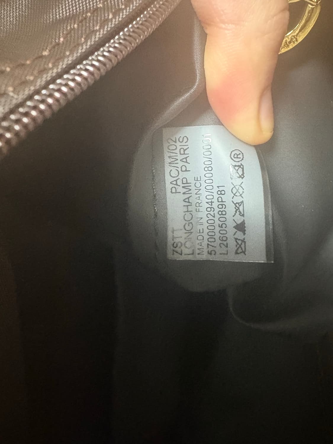 (새상품 정품)롱샴 르플리아쥬 에보니 M 상품이미지8