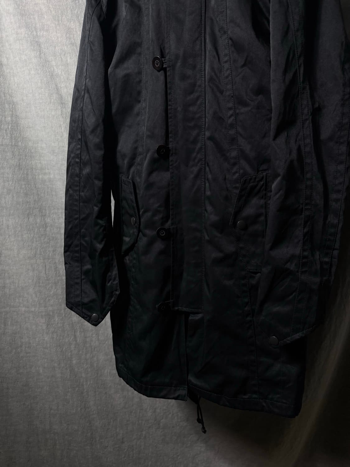 Schlüssel High-Neck Military Coat 상품이미지4