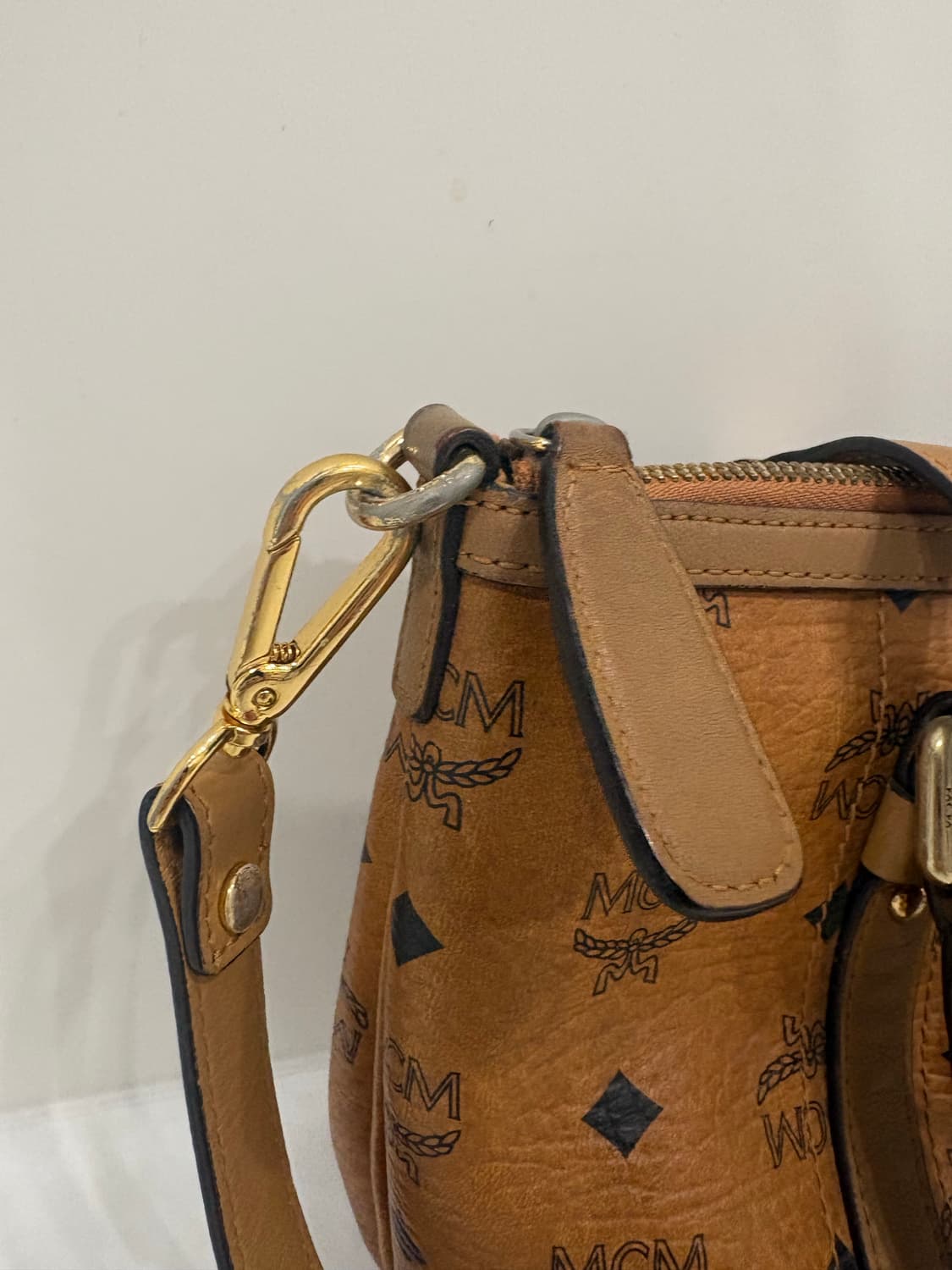 mcm vissetos tote bag small 상품이미지4